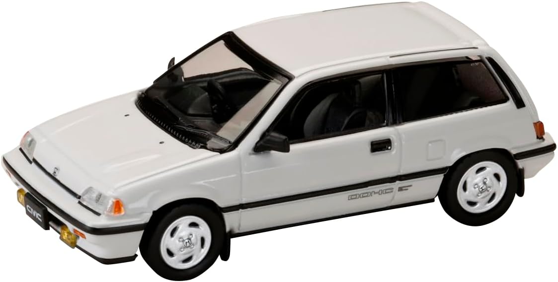 1/64 Honda CIVIC (AT) LATE VERSION/Genuine Optional Parts Included, White