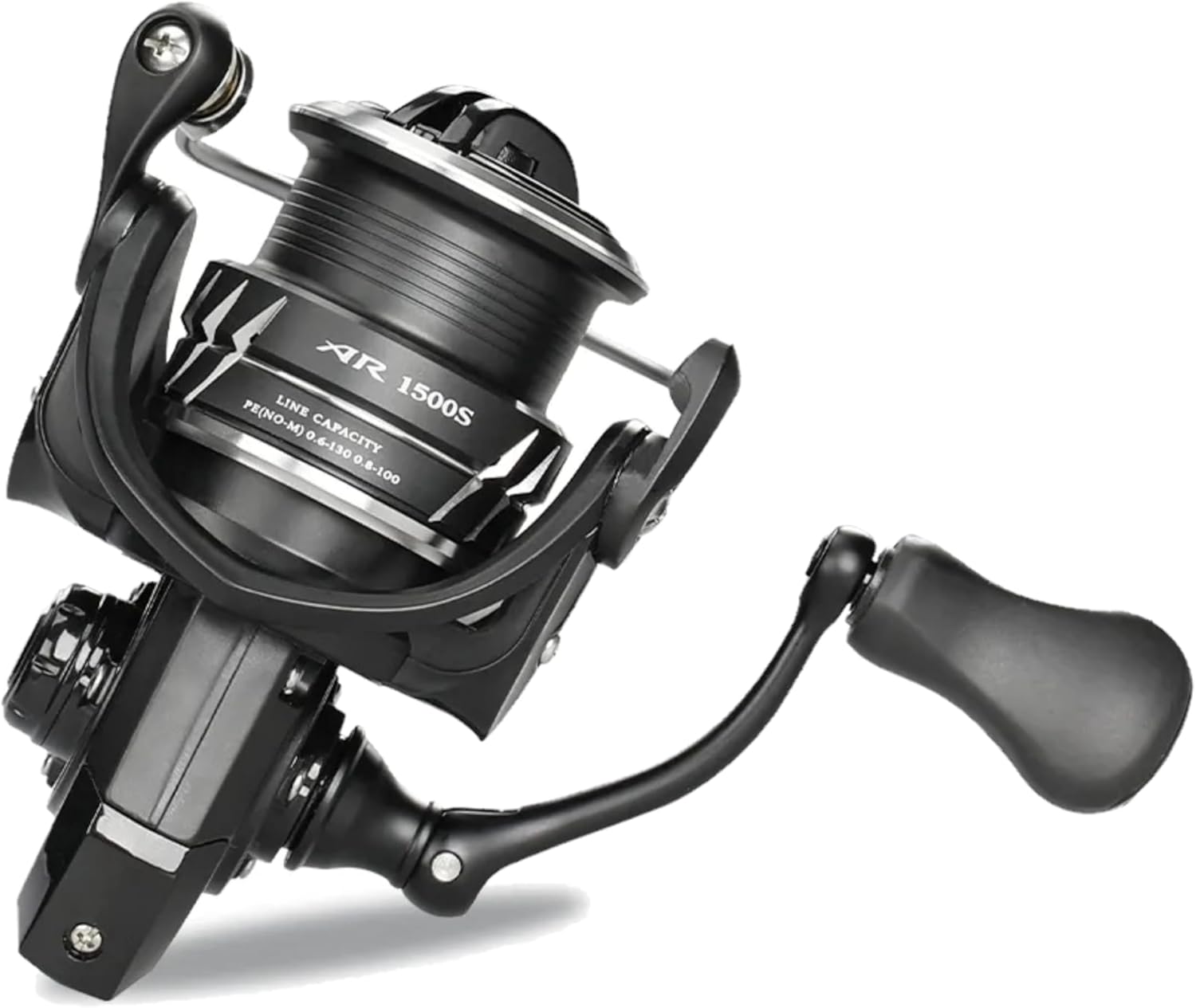 Spinning Reel, Normal Gear Ratio, 5.2:1, Shallow Groove Spool, 800, 1500S, Low End Model, Artemis AR-