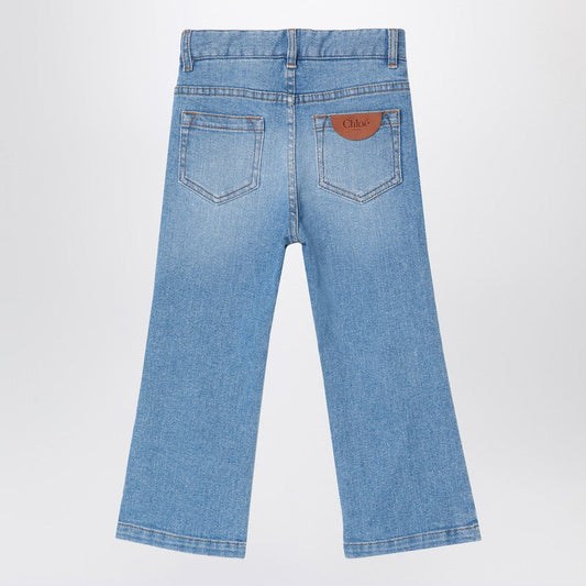 Chloe クロエブルーウォッシュエフェクトジーンズ - Image 1
