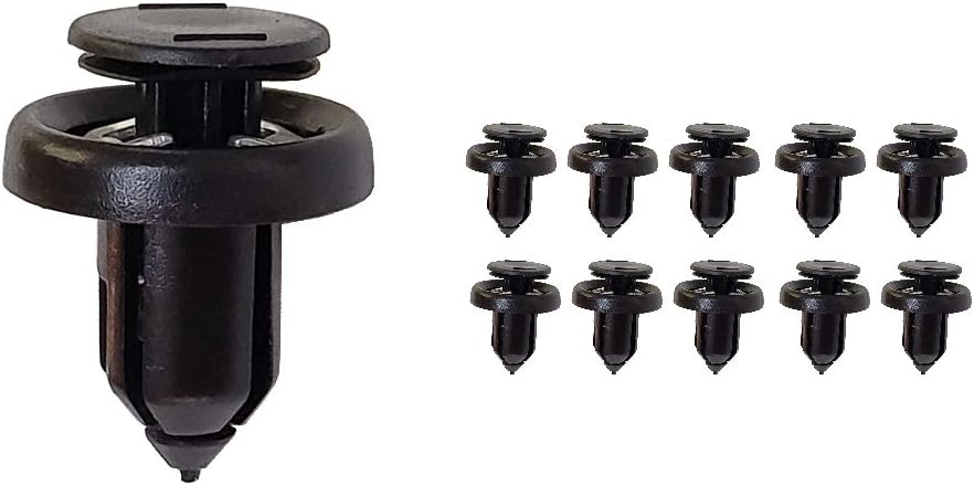 A.P.O Bumper Clips, 10 Pcs, (C) Genuine Part Number for Honda 91505-S9A-003, 10 Pieces