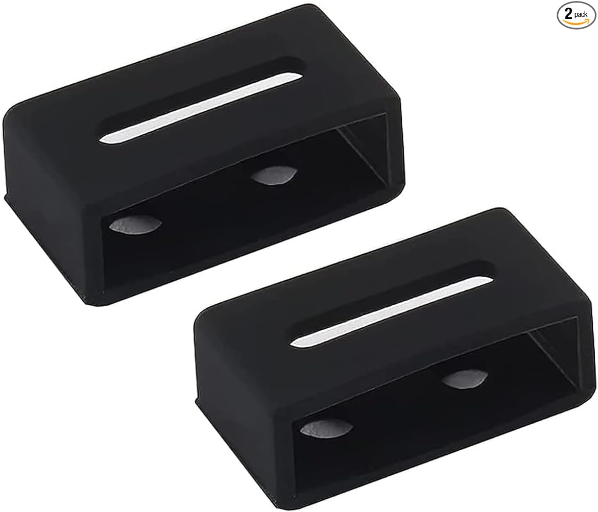 2 Pack for Casio Replacement Watch Strap Loops Rubber Band Ring Holder 16mm 18mm 20mm 22mm 24mm Replacement Repair Compatible Strap Loop for G-shock/PROTREK Compatible Wrist/Watch Band Strap Loop