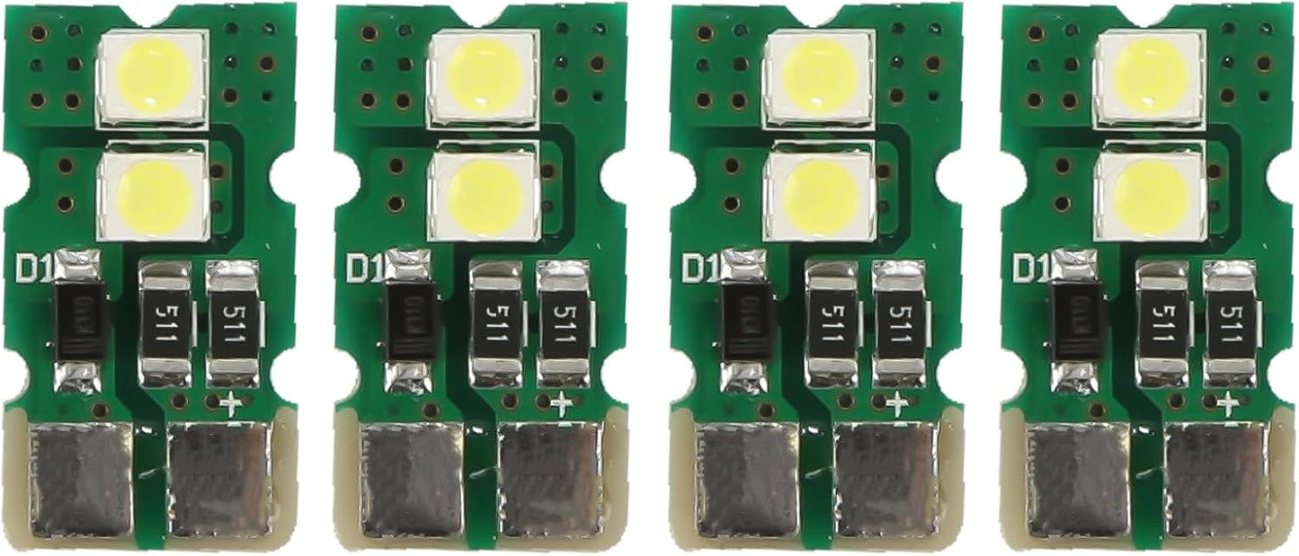 Toyota Genuine LED Car Replacement Lamp Room Lamp Vanity Lamp Luggage Lamp Courtesy Lamp 3000K Warm White 4 Pack