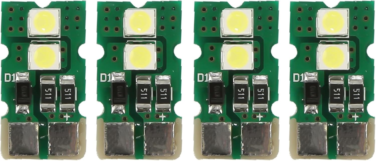 Toyota Genuine LED Car Replacement Lamp Room Lamp Vanity Lamp Luggage Lamp Courtesy Lamp 3000K Warm White 4 Pack