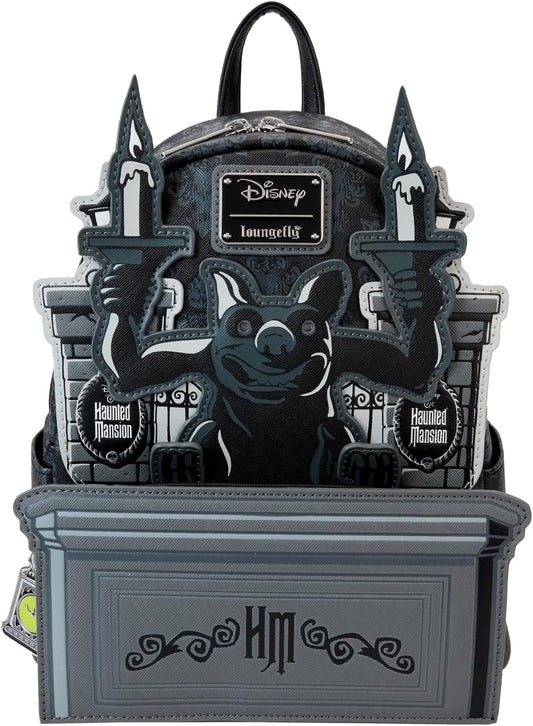 Mochila Mini de Gargoyle con Papel Pintado de la Mansión Embrujada de Disney de Loungefly