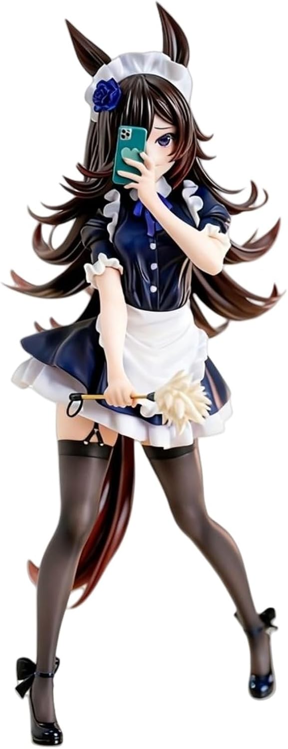 [YAYANA]ウマ娘 ライスシャワー メイド服フィギュア 塗装済み完成品 コレクションドール 置物 台座あり 装飾品 可愛い萌えグッズ 誕生日プレゼント 車飾り 人気 おもちゃ 卓上置物 [並行輸入品]