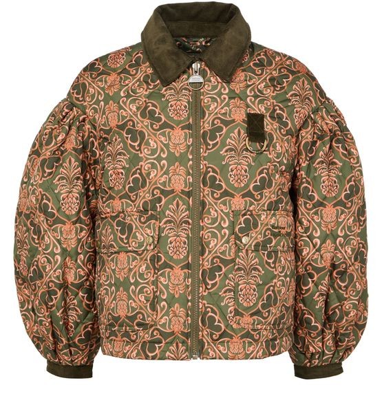 BARBOUR x Farm Rio Luisa quilted jacket - Image 1