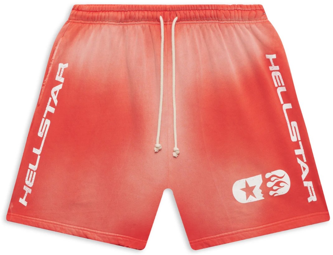 HELLSTAR STUDIOS RED LOGO SHORTS