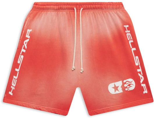 HELLSTAR STUDIOS RED LOGO SHORTS