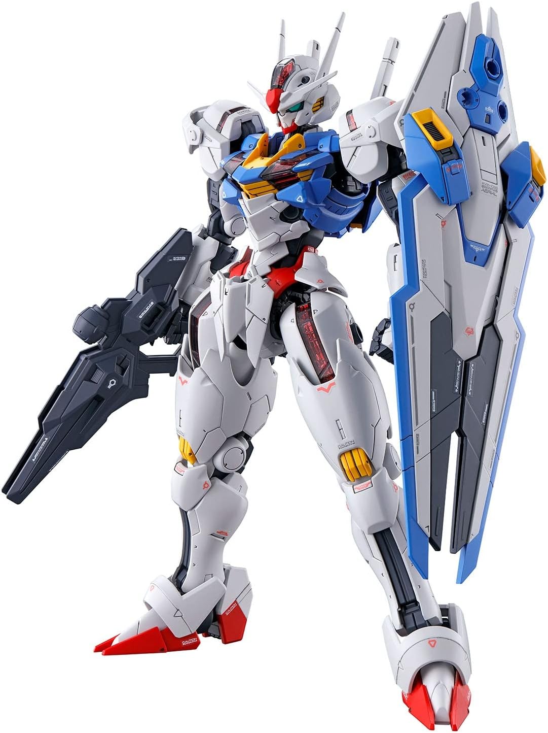 BANDAI SPIRITS(バンダイ スピリッツ) FULL MECHANICS Mobile Suit Gundam: The Witch from Mercury Gundam Aerial 1/100 Scale Color-Coded Plastic Model Kit