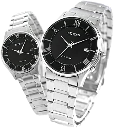 Citizen AS1060-54E ES000-79E Wristwatch, Eco-Drive, Radio Wave, Solar, Couples