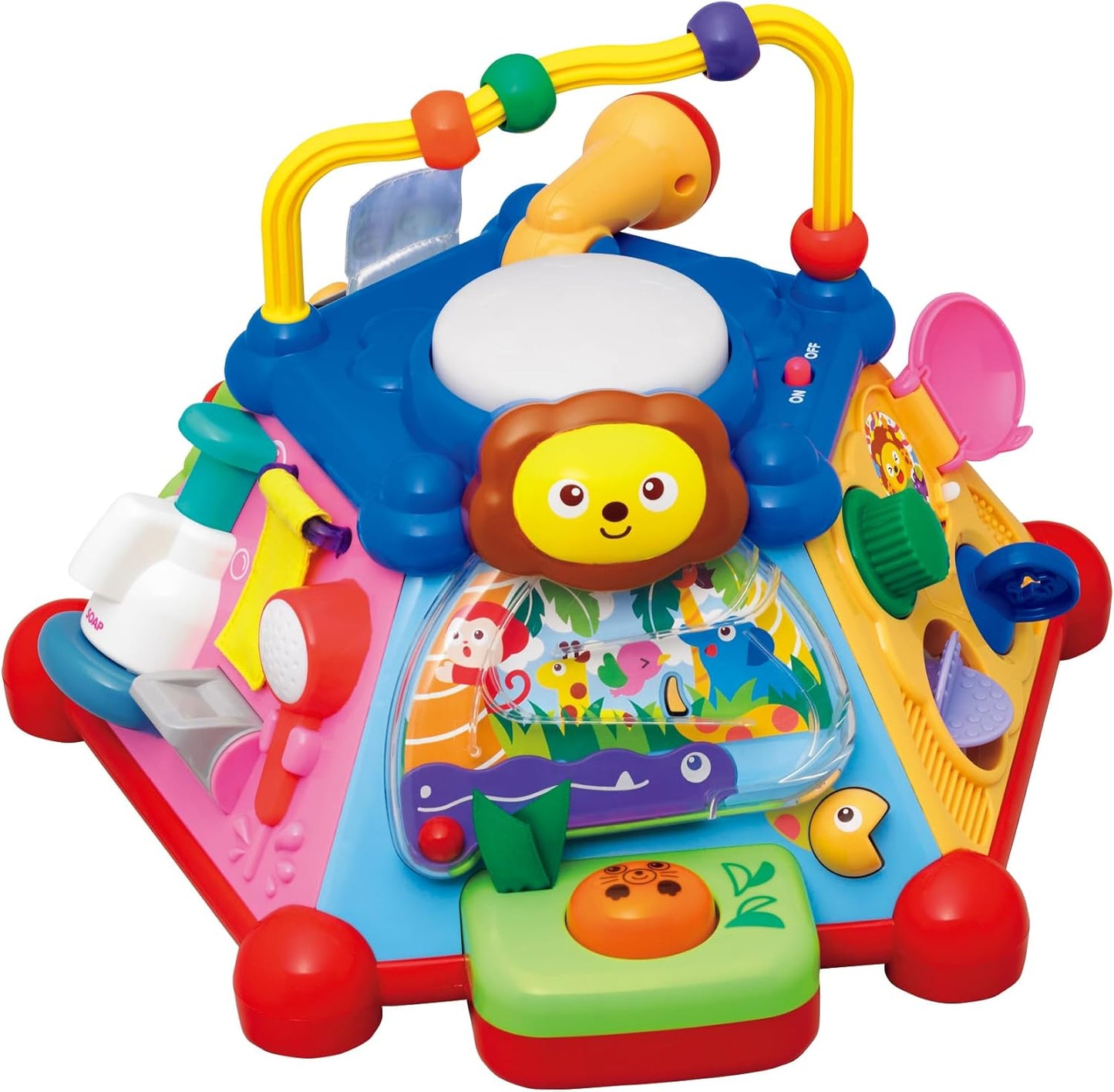 Toyroyal Fun and Educational! Addictive Box (Educational Toy/Finger Play/Development) Original Color (Sound/Sparkling Light) 0 Years, 1 Year, 2 Years Baby Toy Looping