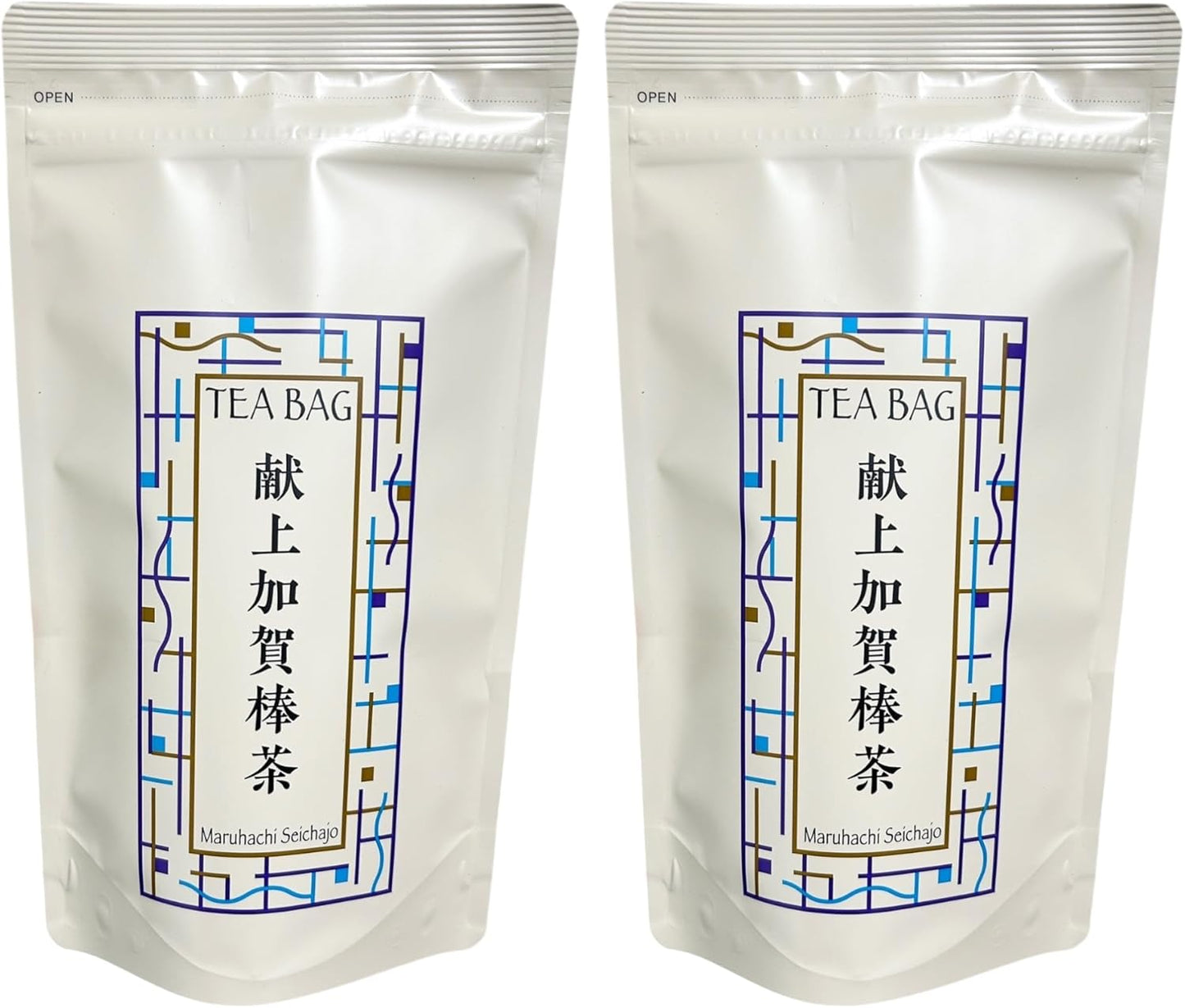 [Bulk Purchase Set of 2] Maruhachi Tea House Kenjo Kaga Sticks Tea Bags (0.1 oz (3 g) x 12 pieces) Ishikawa Prefecture