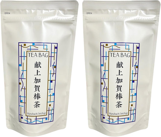 [Bulk Purchase Set of 2] Maruhachi Tea House Kenjo Kaga Sticks Tea Bags (0.1 oz (3 g) x 12 pieces) Ishikawa Prefecture