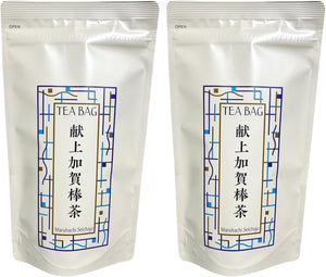 [Bulk Purchase Set of 2] Maruhachi Tea House Kenjo Kaga Sticks Tea Bags (0.1 oz (3 g) x 12 pieces) Ishikawa Prefecture
