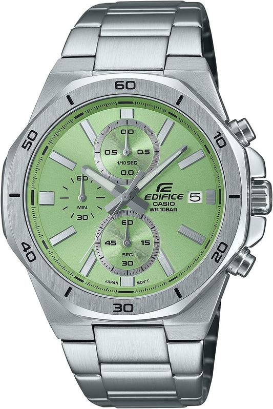 Casio EFV-640 Edifice Wristwatch, green, Bracelet Type