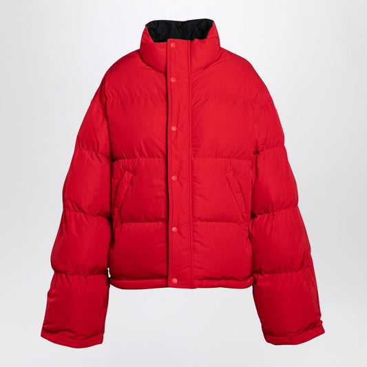 Balenciaga バレンシアガリバーシブルレッドとブラックダウンジャケットのテクニカルツイルのジャケット - Image 1
