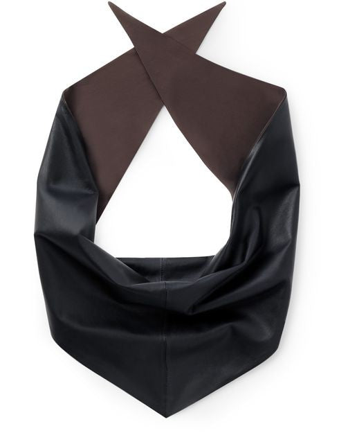 LEMAIRE Triangular leather scarf - Image 1