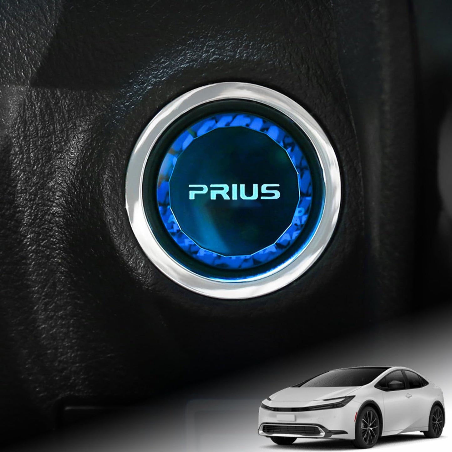 Toyota Prius Prius 60 Series Push Start Button Cover for Car Vehicles, Interior Accessories, ABS Material, Interior Parts, Car Supplies, Crystal Style, Accessories, Crystal Engine Start Cover, Genuine