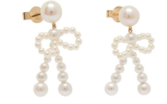 SOPHIE BILLE BRAHE Bow イヤリング - Image 1