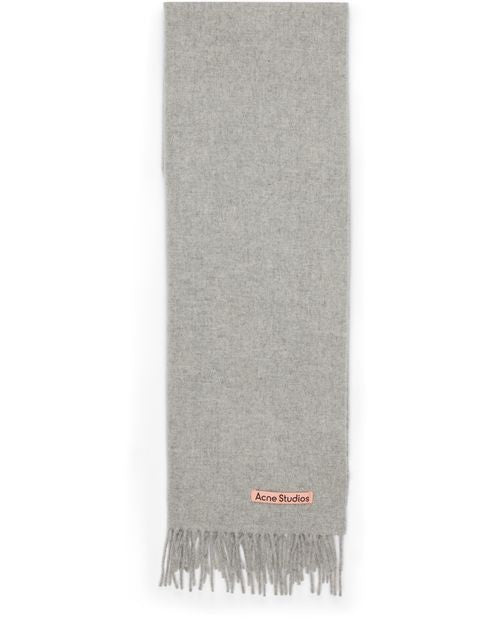 ACNE Canada Narrow フリンジ付きマフラー - Image 1