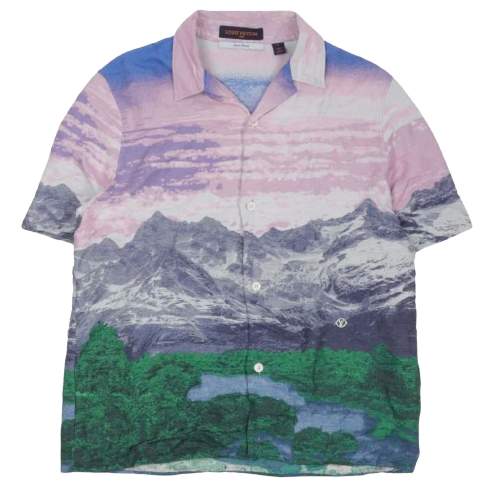 LOUIS VUITTON 'AMEN BREAK' LANDSCAPE SHIRT