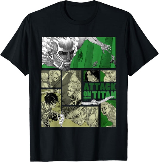 Attack on Titan Battles of Heaven and Earth 3 T-shirt, Black