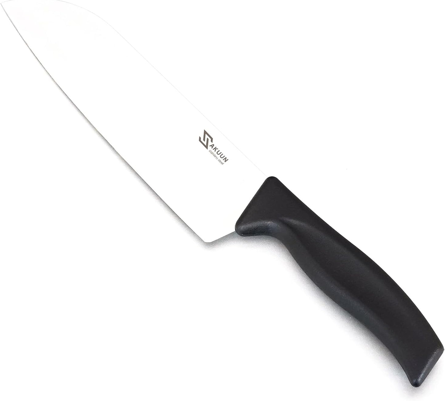 Wahei Freiz RE-7678 Stainless Steel Santoku Knife, Good Cutting Meat, Fish, Vegetables, Multi-purpose, Sacon