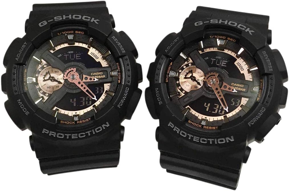 Casio G-Shock G-Shock GA-110RG-1AJF Unisex Pair Watch for Lovers G Shock Pair with Genuine Case