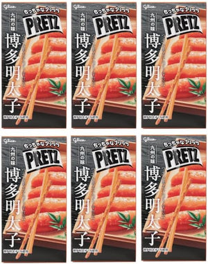 【6 box set】Pretz Kyushu Taste Hakata Mentaiko Individually Wrapped 1 box 23g Japan Taste Journey Tiny Pretz