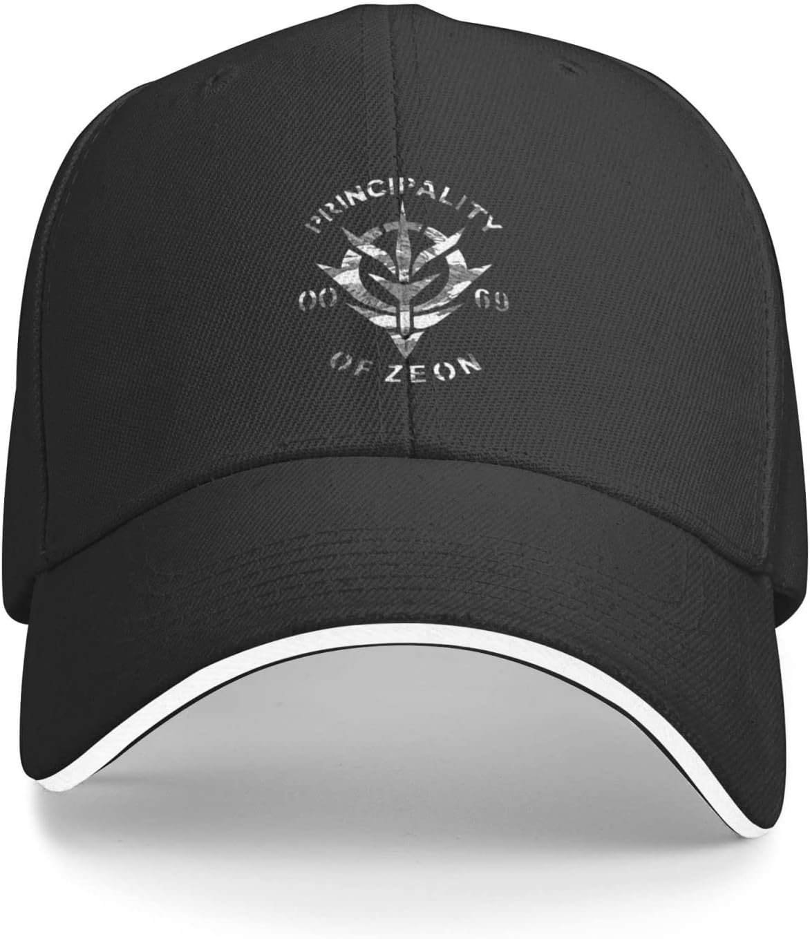 ZOOKISS Neo Zeon Gundam (1) Men's Hat, Quick-Drying Cap, Adjustable, Lightweight, Breathable, Sunshade, Outdoor Cap, Baseball Cap, UV Protection, Spring, Summer, Autumn, Winter, Popular, Unisex, Anime