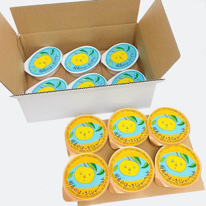 Hiroshima Mika Inoshima Husaku Jelly, 2.8 oz (78 g), 6 Pieces Hasaku Sherbet, 2.6 oz (75 g), Set of 12, tau Hiroshima Prefecture, Yachasaki Jelly, Sorbet, Souvenir