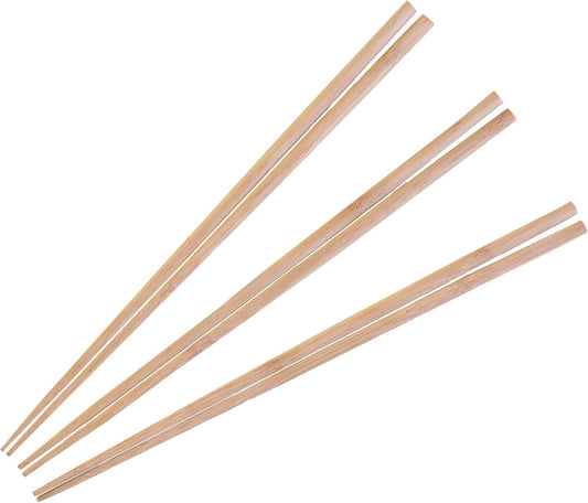 Sakai Sangyo Cooking Chopsticks, Set of 3 Pairs Moso Bamboo (Carbonized), Approx. 13.0 inches (33 cm), Vegetable Chopsticks, Made in Japan, Unpainted, No Bleach, Cooking, Noodles, Deep Frying,