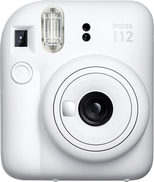 Fujifilm Instax Mini 12 Instant Camera, Clay White