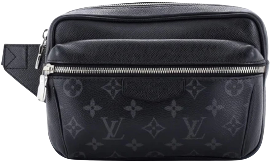 LOUIS VUITTON 'OUTDOOR BUMBAG' BLACK MONOGRAM
