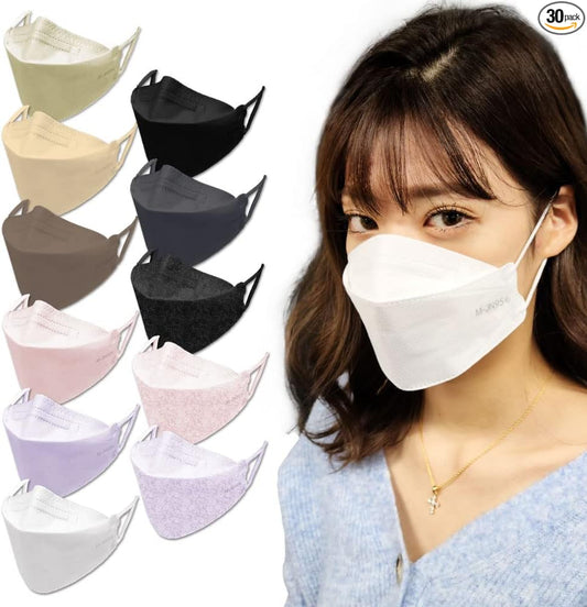[M-JN95] Made in Japan, Individual Packaging, Non-woven Fabric, 4 Layer Mask, Direct Managed Store, Kaken Test 99%, 30 Masks