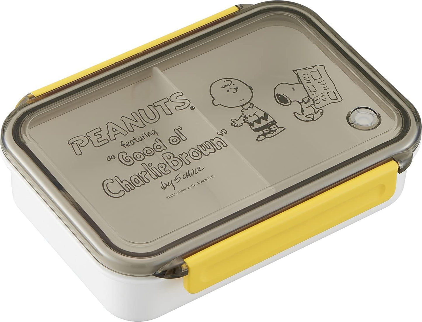 OSK PCL-3 Snoopy Peanuts Lunch Box with Divider, 22.0 fl oz (650 ml), Dishwasher Safe, Microwave Safe, Lock, Gasket, Stylish, Cute, Unisex, Kids, Elementary School Students, Adults