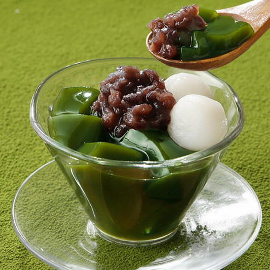 Gakado Shizuoka Matcha Raw Jelly, 3 Pieces, Gift Box, Assorted, Frozen, Christmas, New Year's Day, "Japanese Sweets, Sweets, Popular, Jelly, Birthday Gift, Gift, Gift, Celebration, Family Celebration | 【玉華堂】 お菓子 お祝 お礼 お返し 内祝 冷たい 白玉 粒餡 和菓子