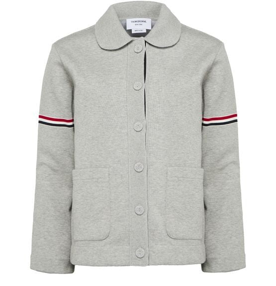 THOM BROWNE コットン製 rwb ストライプ ワークジャケット - Image 1
