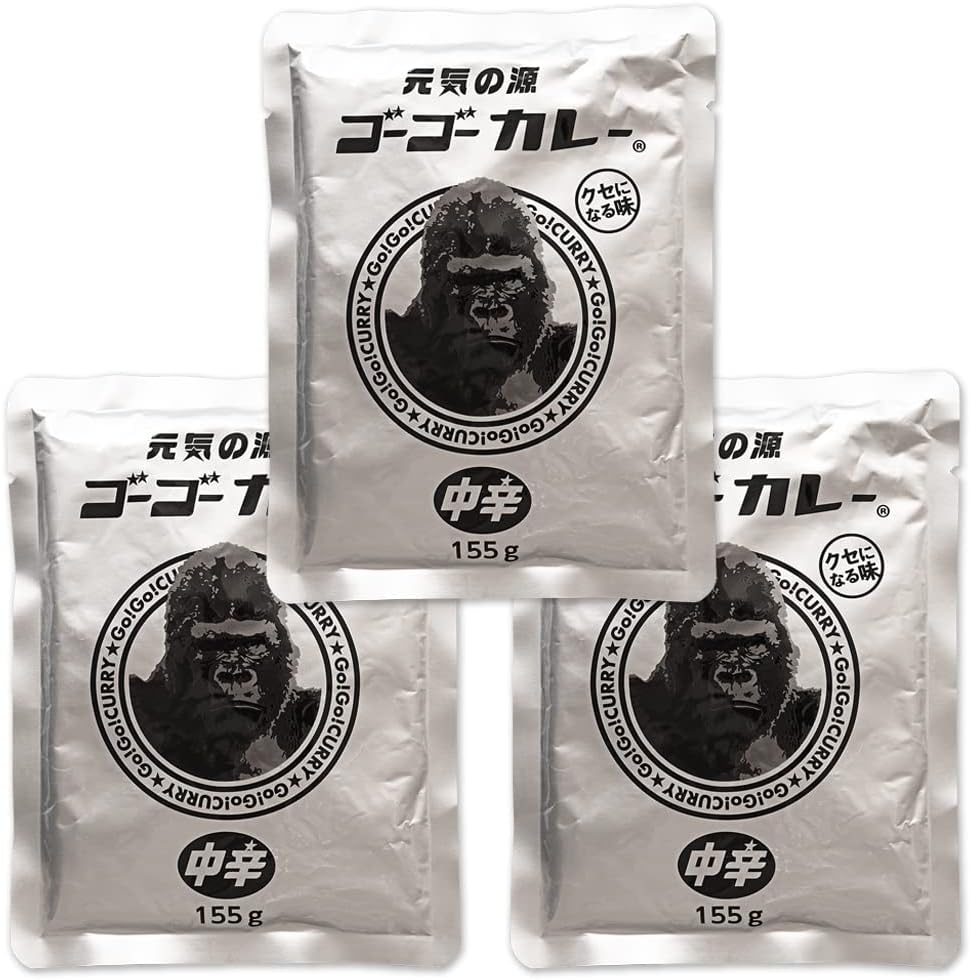 Go Curry, Commercial Use, 3 Servings (Medium Spicy 5.5 oz (155 g), 3 Servings