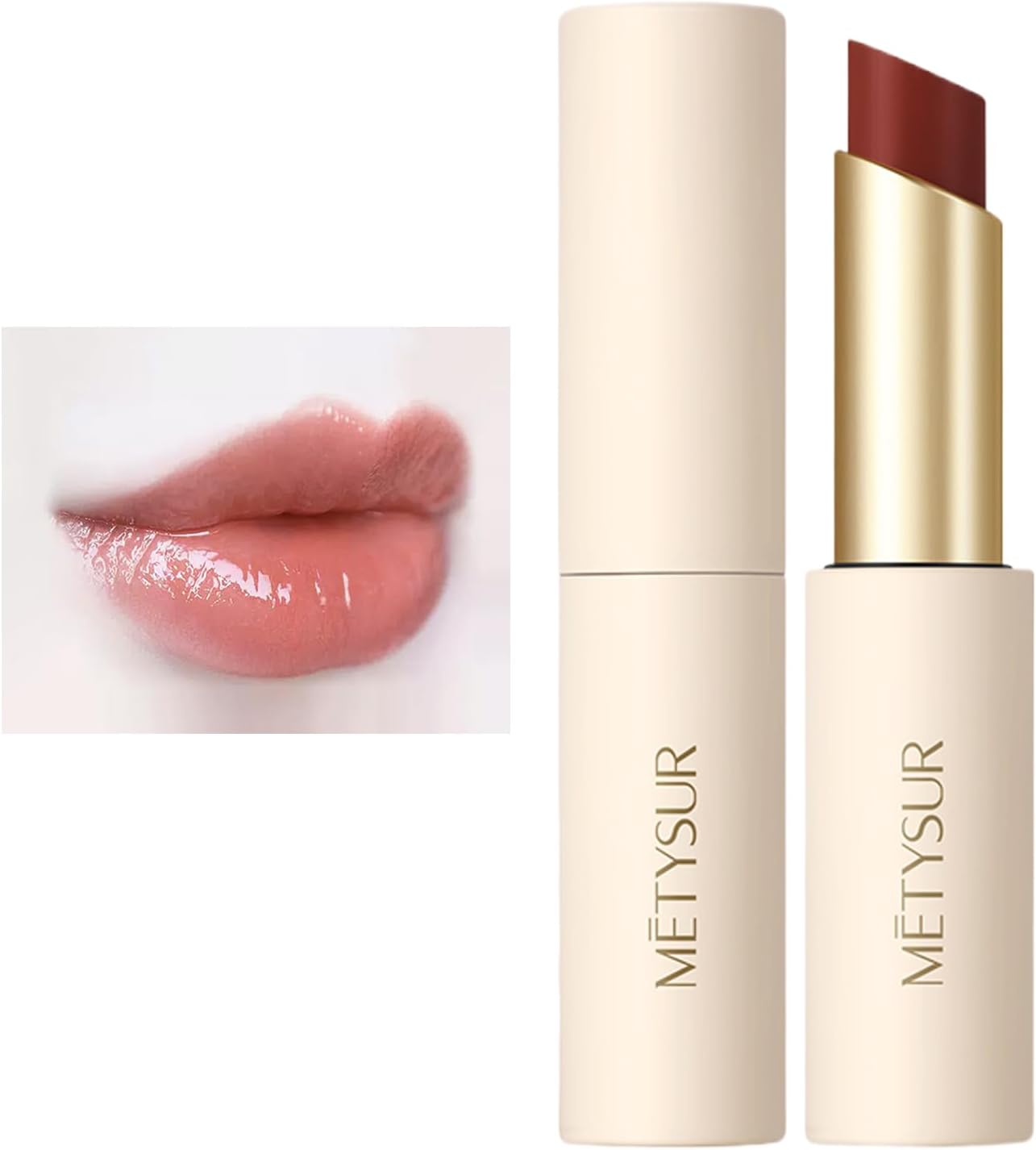 Tinted Lip Balm 3 Colors, Warm Discoloration, Transparent Gloss, Dense Moisturizing, Unscented, Light, Moisturizing Lip Gloss, Lip Wrinkle Care, High Coloring, Flourishing, Moisturizing