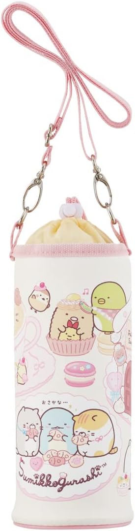 Skater PVPF7-A Water Bottle Cover, Water Bottle Case, Bottle Case, Plastic Bottle Cover, Sumikko Gurashi, Treat Shop, Multi-Size