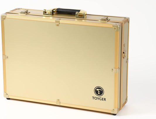TOYGER CEO Storage Aluminum Attaché Case for Over 5000 Cards (Gold)