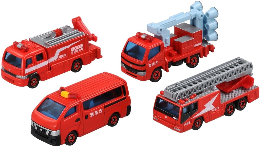 Takara Tomy Tomica Tomica Gift Fire Vehicle Collection 2 Mini Car Toy Ages 3+