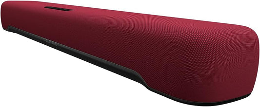 Yamaha SR-C20A(R) Compact Sound Bar 23.6 inches (60 cm) Wide PC Game Speaker, Bluetooth Compatible, TV/PC/Smartphone, Red