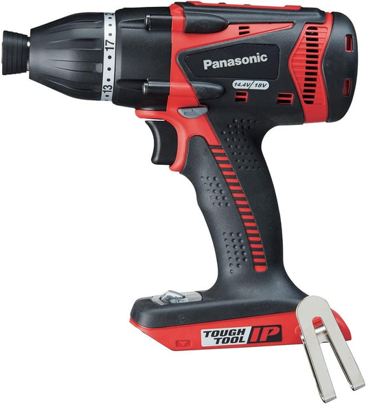 Panasonic EZ75A9X-R Chargeable Multi-Impact Drill, Dual (14.4V/18V Compatible), Equipped with Impact Drill Functions, IP56, Main Unit Only, Battery Pack, Charger, Case Sold Separately, Red