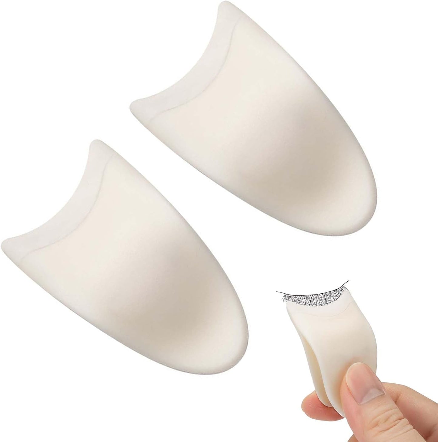 PAVIKE False Eyelash Clips (Set of 2) False Eyelash Applicators False Eyelash Applicator Clips False Eyelash Auxiliary Clip Eyelash Extension Tweezers Easy to Use Eyelash Tools Beginners