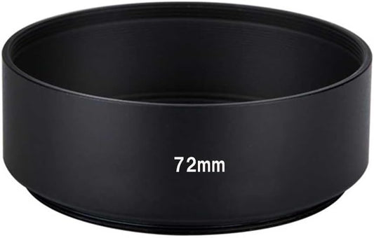 PAC Tech Compatible Canon Nikon sony Pentax Metal Type Screw Type Metal Lens Hood 2.8 inches (72 mm)