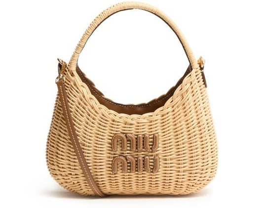 MIU MIU Wander rattan bag - Image 1