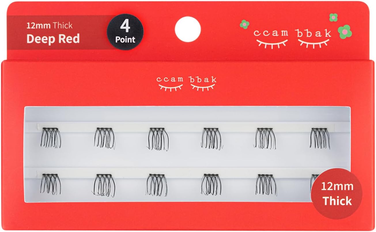 CCAMBBAK Partial False Eyelashes Eyelash Extensions Semi-Permanent Idle Eyelash Type 0.3 - 0.5 inches (8 - 12 mm) Matsueku Self False Eyelashes Natural, Popular, DIY False Eyelashes (0.5 inch (12 mm)