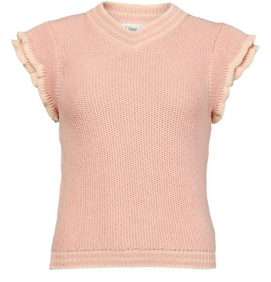 CHLOE ラッフル ウールニット製 セーター - Image 1